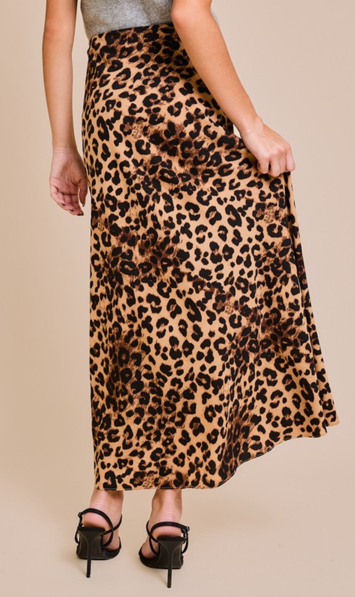 Leopard Maxi Skirt