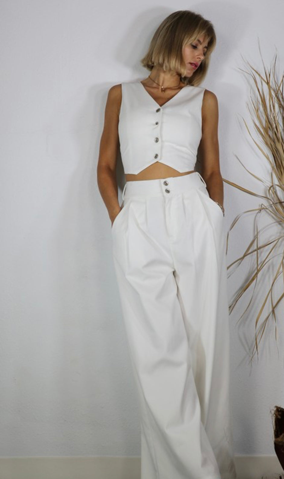 White Twill Set
