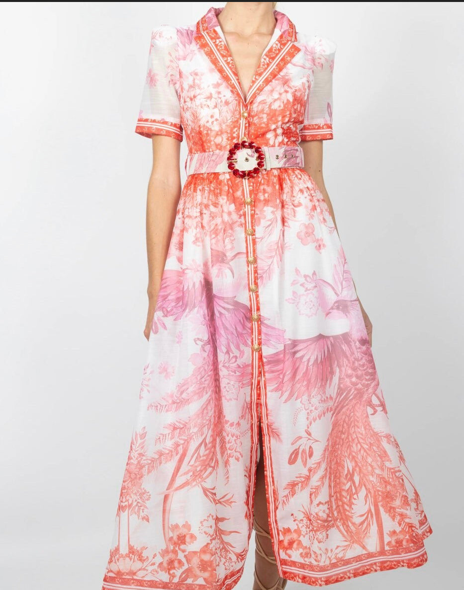 Barca Printed dress