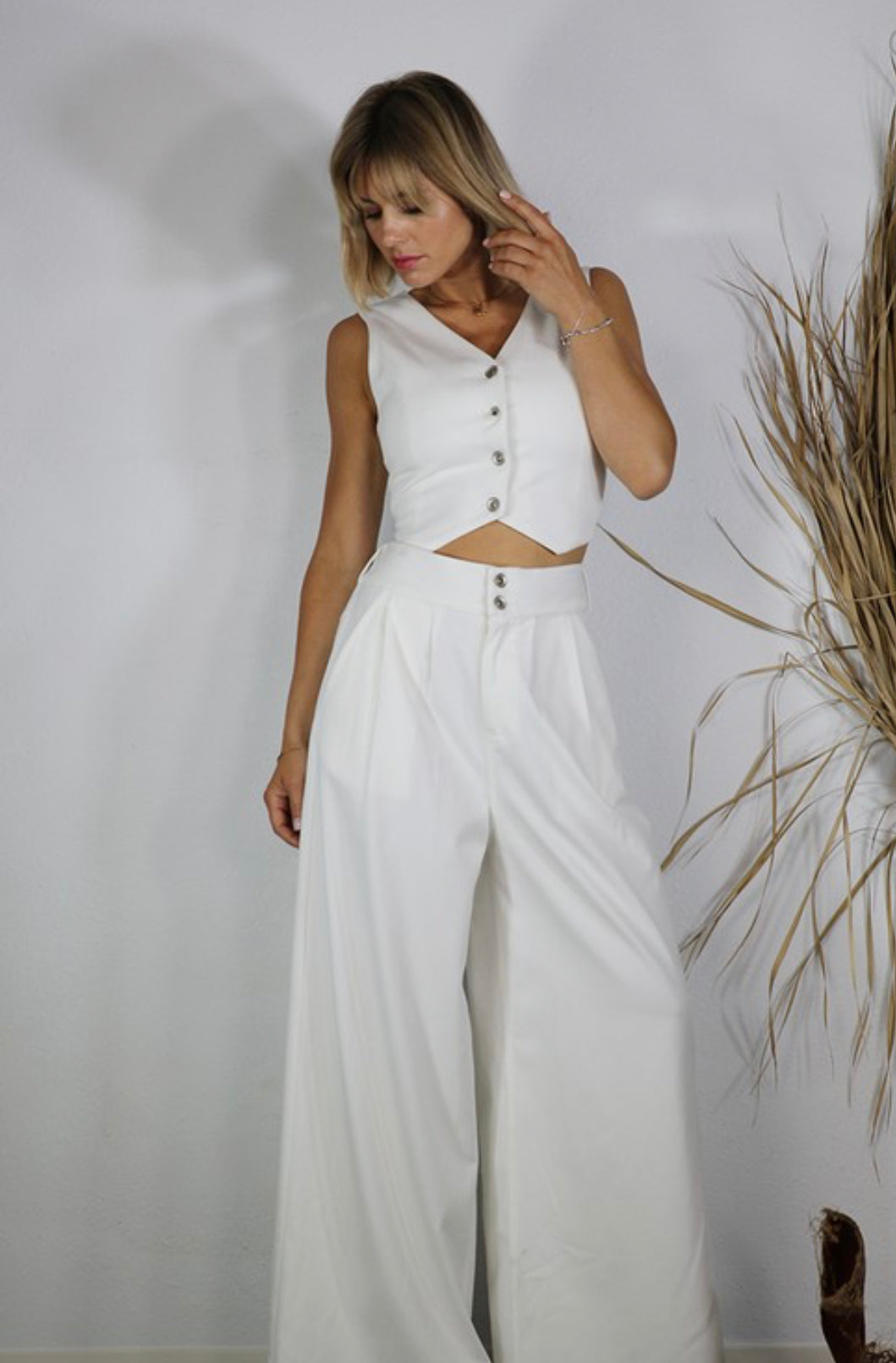White Twill Set