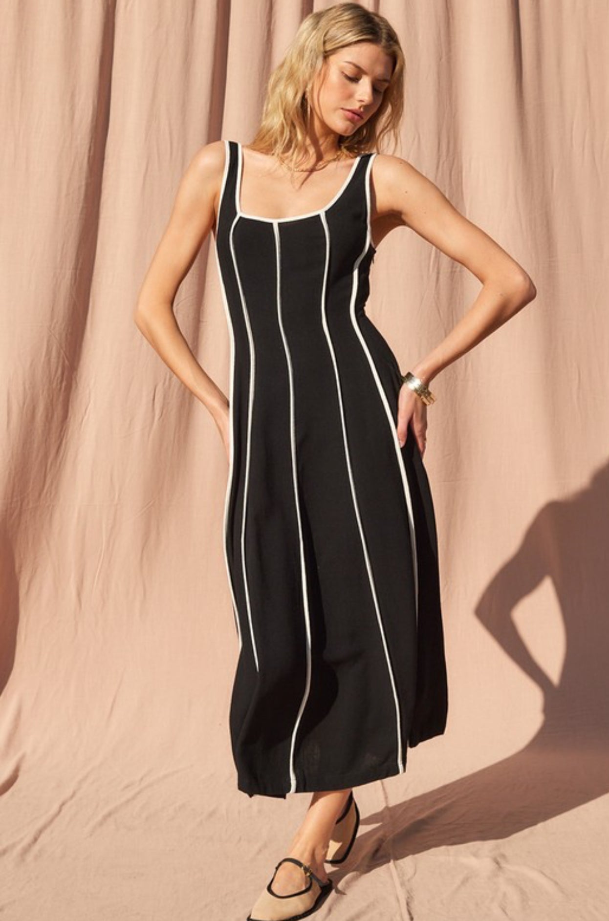 Marisa Linen Midi Dress