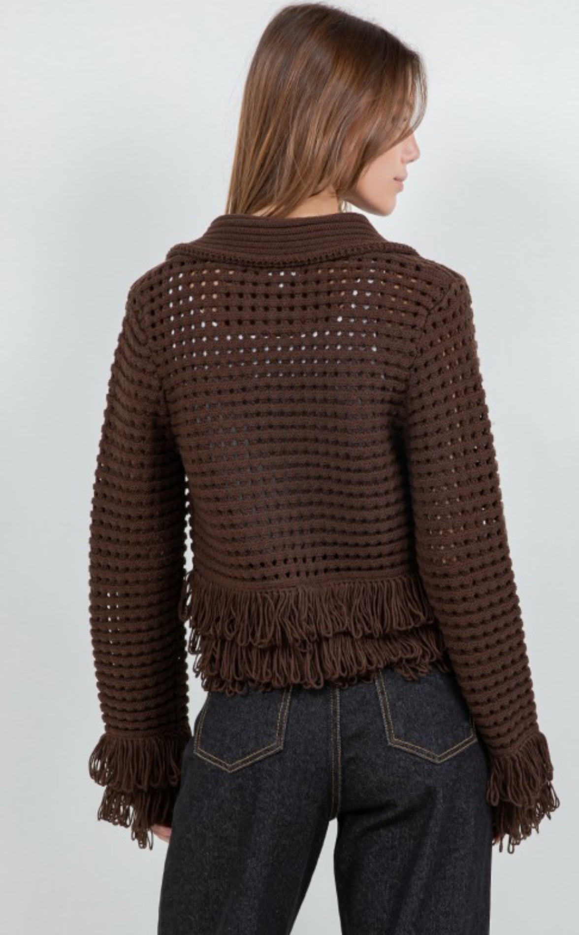Gabriella Fringe Cardigan