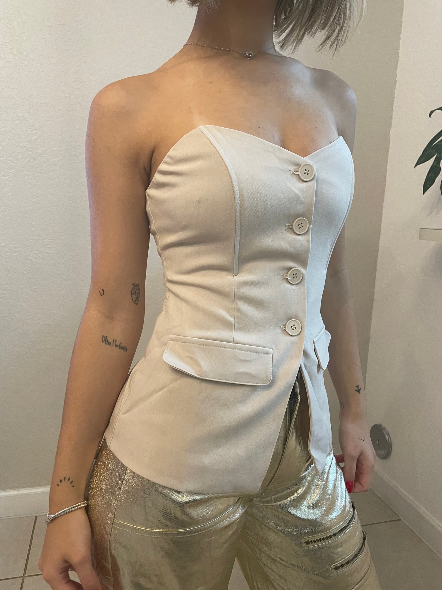 Tuxedo Top