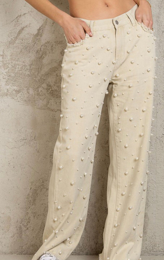Pearl Beige Jean