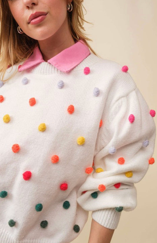 Pom Pom Sweater