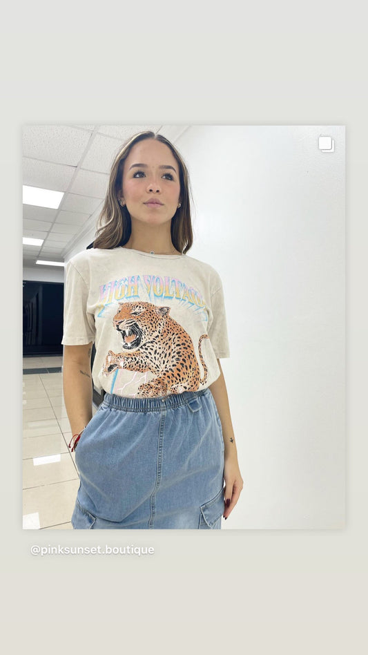 High Voltage Tiger Tshirt