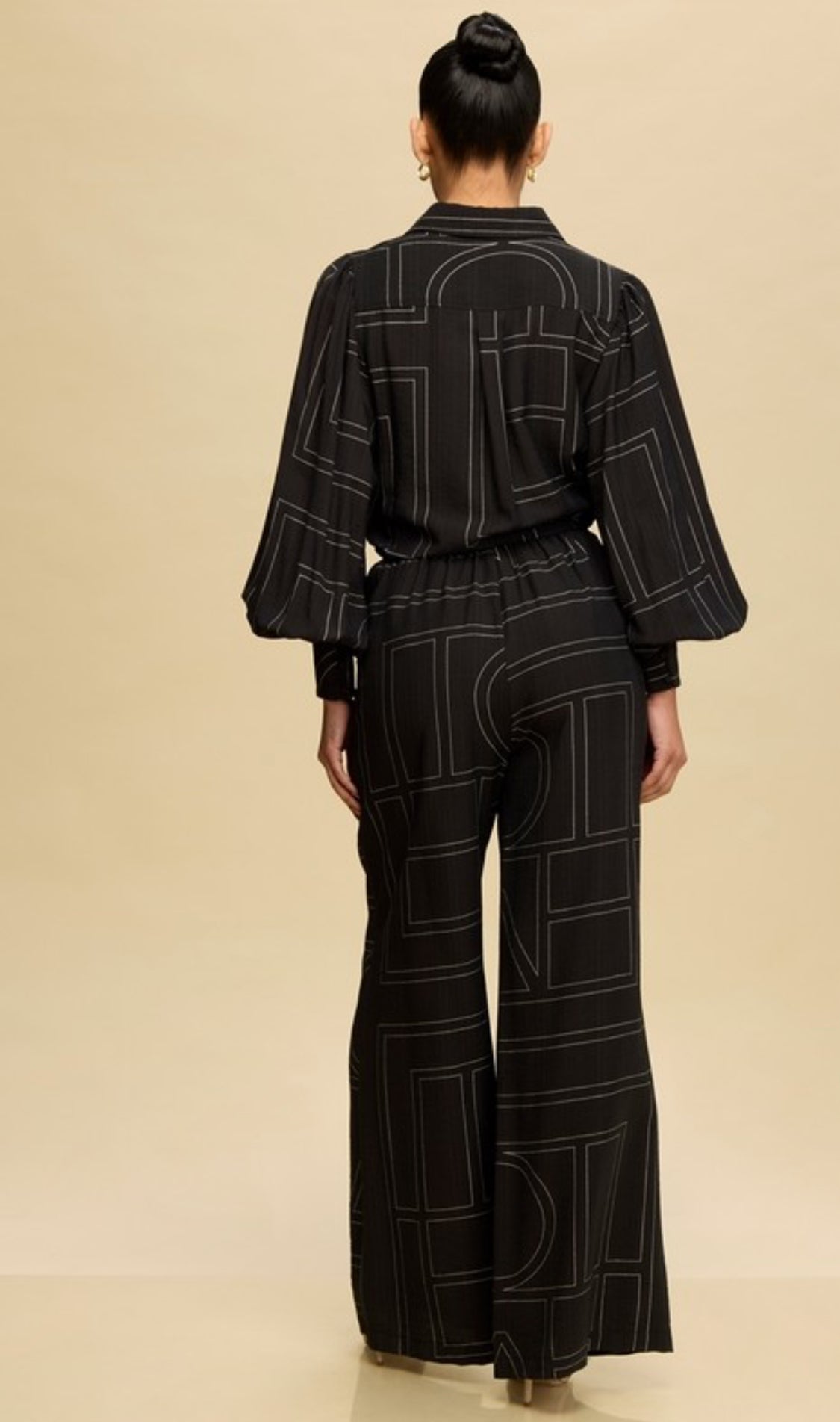 Geo Matching Pant Set