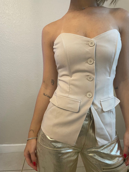 Tuxedo Top